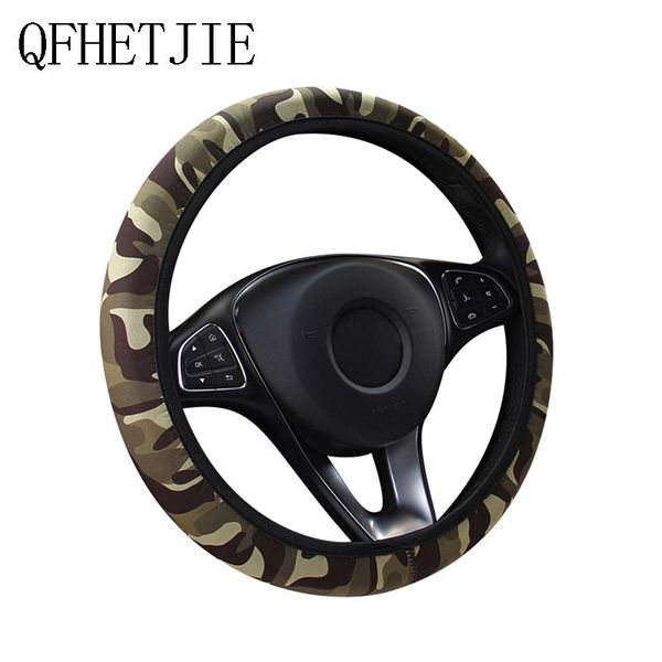 

anti slip type non interior steering wheel cover camouflage sbr elastic belt gm accessories covers