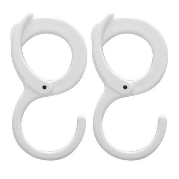 

hooks & rails windproof hook wardrobe bathroom balcony s-type snap-on clothes hanger storage rack shelves kitchen buckle gh1052