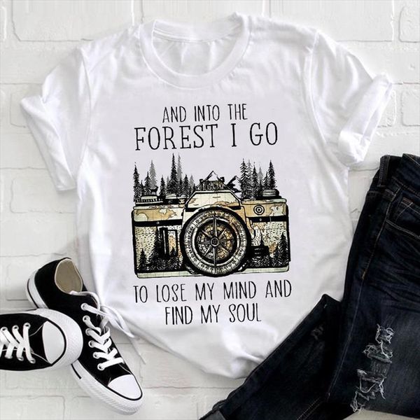

men camera vintage travel mens short sleeve spring fashion lady clothes print female tee ladies graphic, White;black