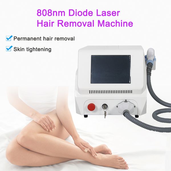 Laser 808 diodo lazer máquina de remoção de cabelo facial mosquete removedor de pele rejuvenescimento indolor 20 milhões de tiros