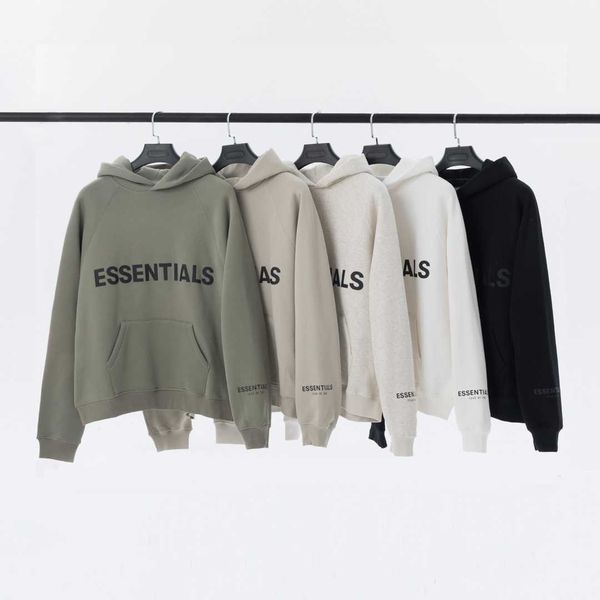 

20ss designer hoodies fear men women cloth 100% of cotton essentials fashion casual luxury tracksuits god style, Black