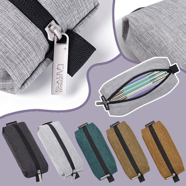 

storage bags cute kawaii canvas pencil case high capacity pen letter for girls gift school supplies korean stationery