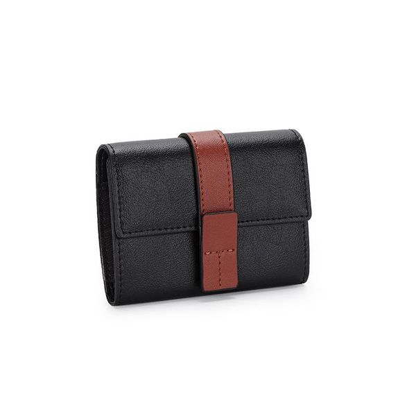 

card holders rfid women's holder genuine leather change pouch coin purse pocket cash money bag cowhide wallet, Brown;gray