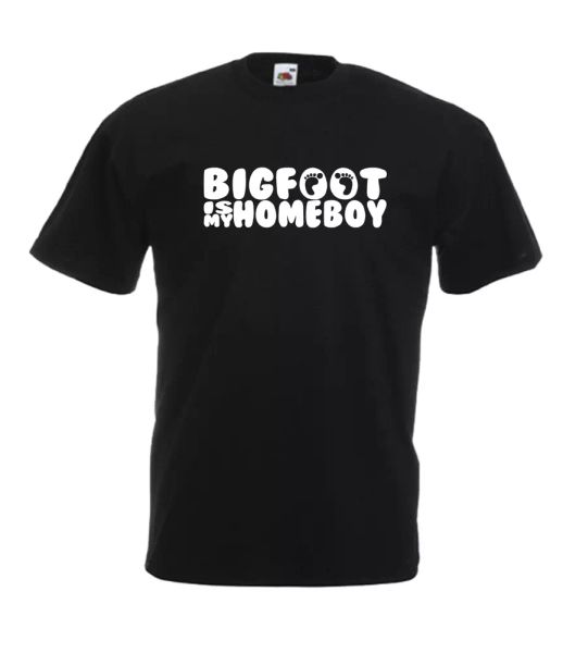 

big foot xmas gift idea mens women t shirts multi-color s-2xl, White;black