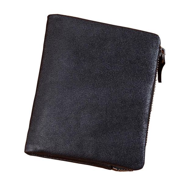 

trend male wallet chain layer cowhide genuine leather short small wallets with coin pocket portomonee money purse, Red;black