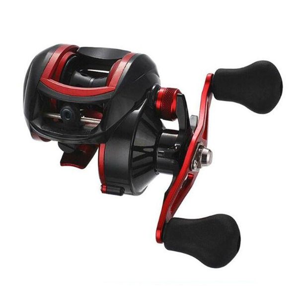 

metal wire cup high speed ratio 18+1 multi-bearing super smooth drip fishing wheel reel adjustable magnetic brake system b36f baitcasting re