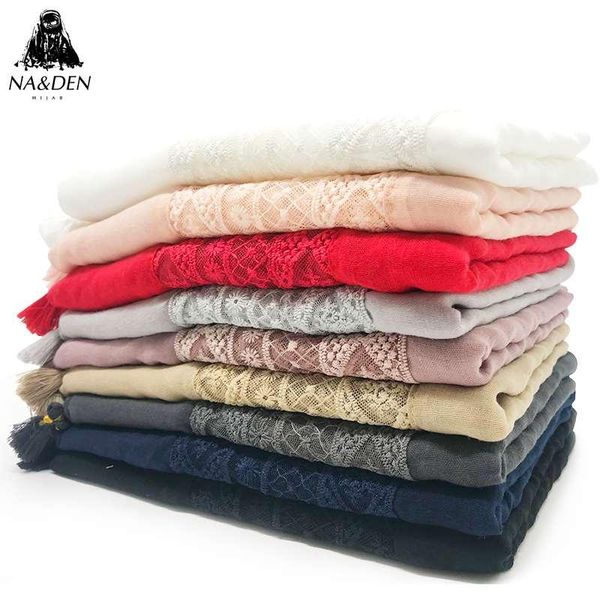 

scarves 1pcs women sacrf/scarves hollow out lace tassels wraps fashion foulard viscose luxurious bandana basic hijab/scarf, Blue;gray