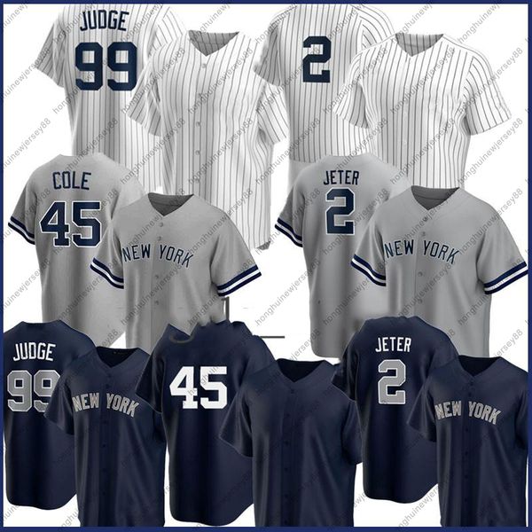 

2021 new men aaron 99 judge baseball jersey derek 2 jeter gerrit 45 cole gleyber 25 torres dj 26 le mahieu don 23 mattingly gary 24 sanchez, Blue;black