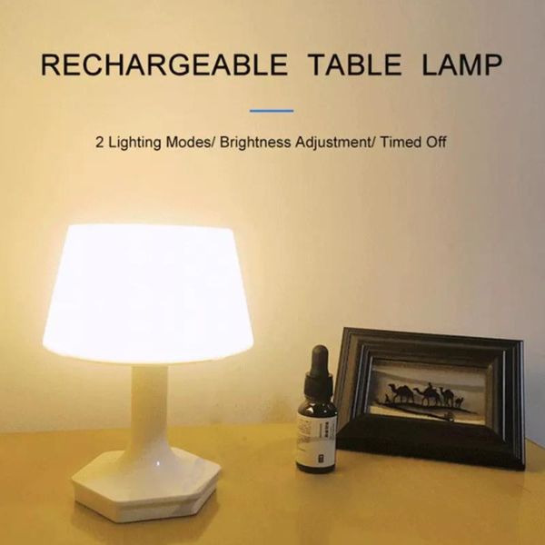 

table lamps modern usb rechargeable desk lamp dimmable reading study bedroom lighting with remote control bedside feeding