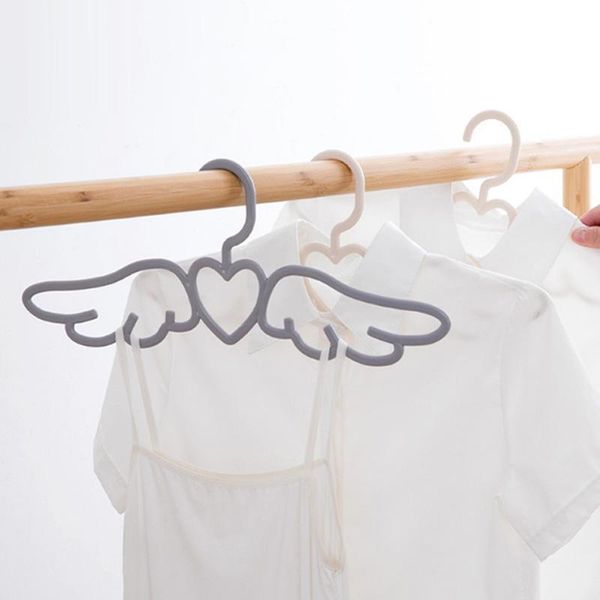 

hangers & racks angel wings shape clothes hanger wardrobe clothing organizer for home el outdoor baby coat drying rack scarf tie hook 1 pc