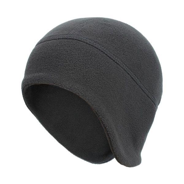 

outdoor fleece hat comfortable windproof warm hiking caps fishing cycling cap hunting military tactical hats, Black;white