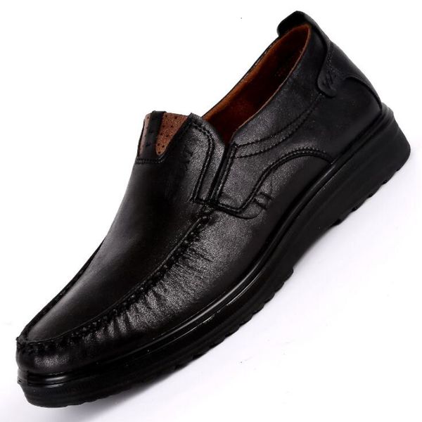 

big size 48 high shoe quality light soft men shoes driving gout ship 3kbb, Black