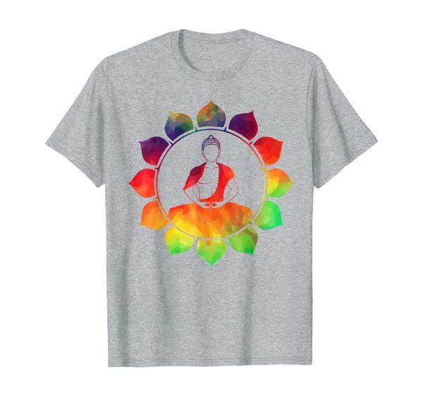 

Meditating Buddha Rainbow Tie Dye Cute Unique Shirt Gift, Mainly pictures