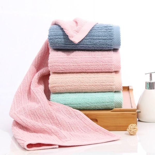 

towel 34x75cm hand face full cotton thickened for men plain microfiber
