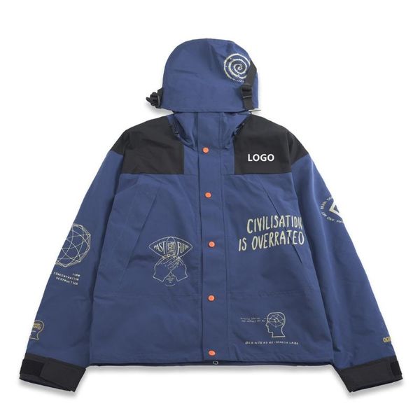 

men's jackets [high version] 1990 us version brain death stormsuit jacket fnt original coat windbreaker outdoor sports, Black;brown