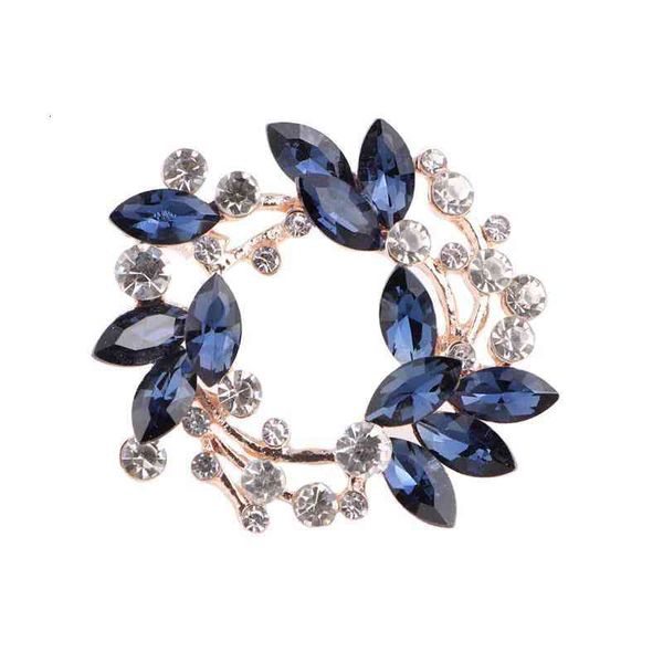

brooch women's crystal wreath pin diamond 2021, Gray