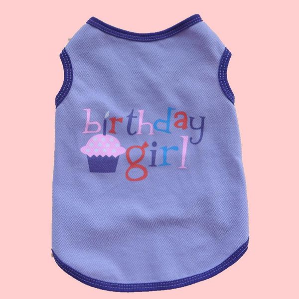 

dog apparel happy birthday shirt small cat summer clothes yorkshire terrier pet cotton t puppy vest jersey perro