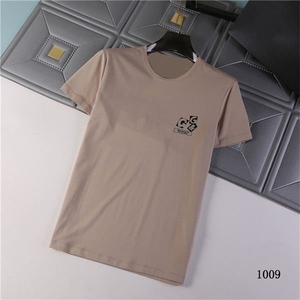 

summer designer new trendy brand men's t-shirt pure cotton short-sleeved fashion all-match27o, White;black