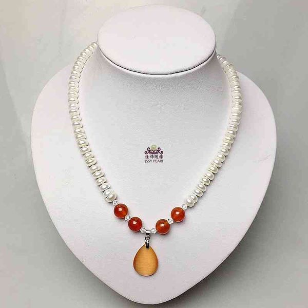 

xl-152 freshwater pearl necklace, korean version, gift for and mother in law, Black