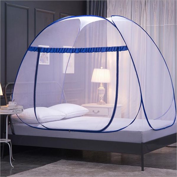 

mosquito net style installation yurt shape can use on bed or outdoor travel