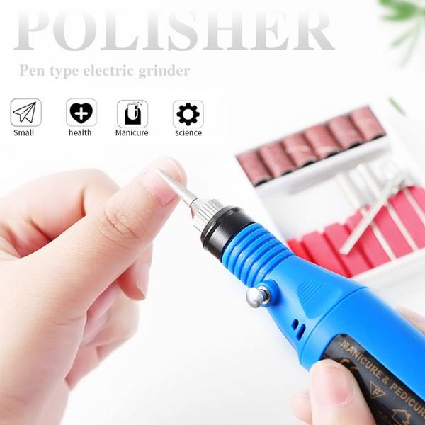 

nail art kits electric drill file manicure tool ceramic bit polish remover polisher pedicure cutter head kit