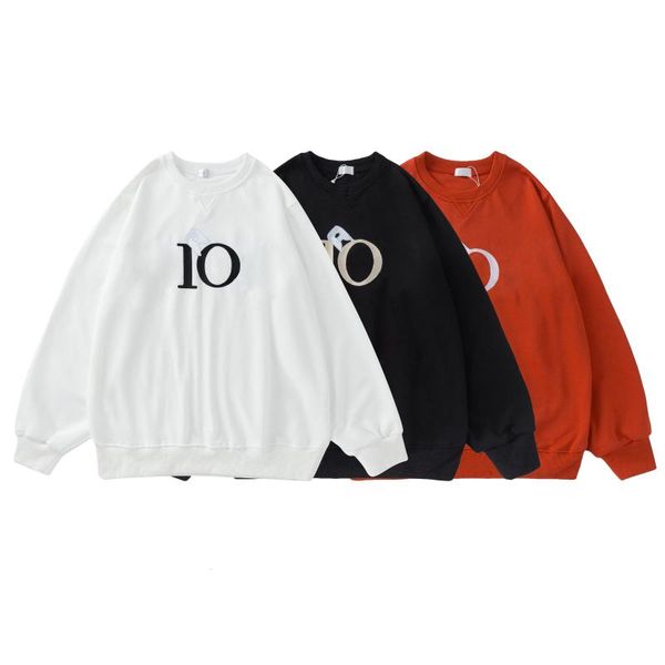 

men's hoodies & sweatshirts 2021 men and women spring autumn fashion loose round neck sweaters, Black