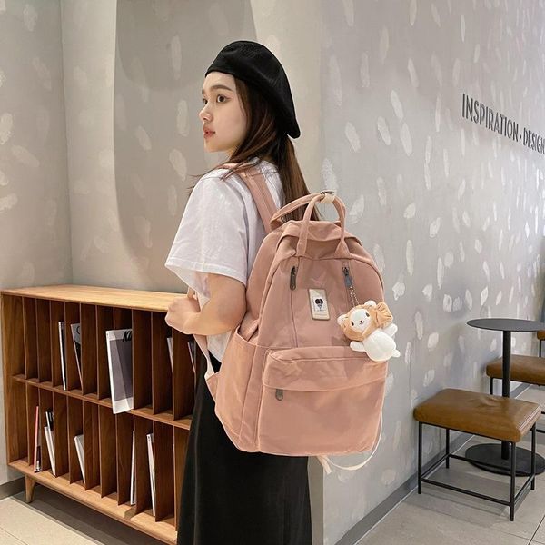 

ins schoolbag female high school student japanese harajuku lovely girls backpack for boys teenagers cute backpacks bags
