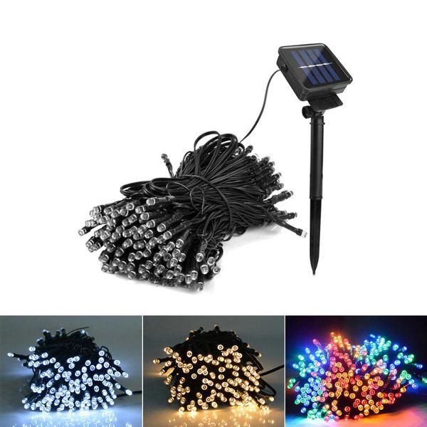 

solar lights outdoors power led light string 7m 12m 22m garlands christmas wedding lighting for street lawn decor lamps