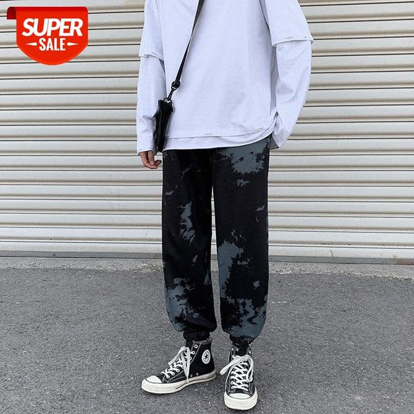 

yemi fashion|green men's trendy korean casual pants hong kong style tie dye ankle #k66h, Black