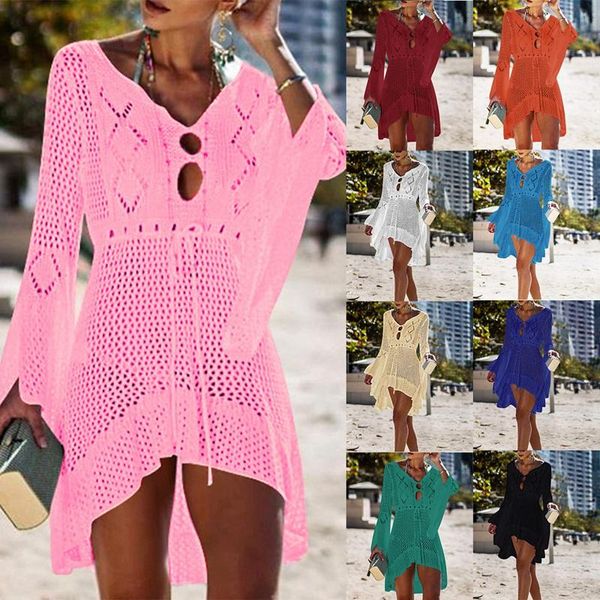 

beach see-through dress bikini coverall net women's swimwear, White;black