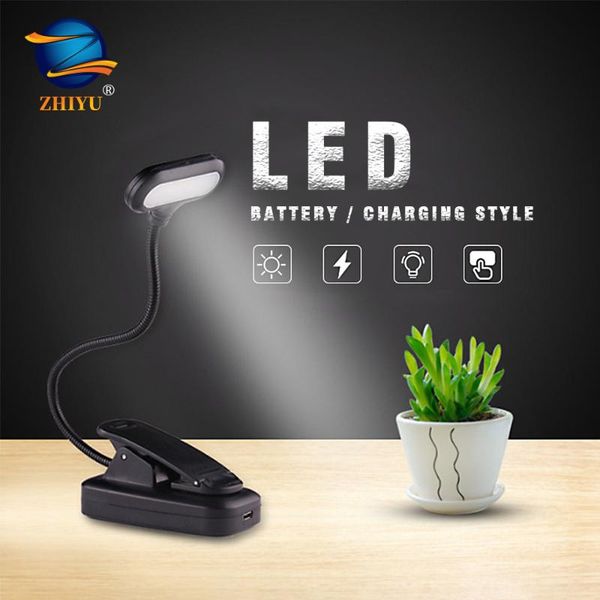 

table lamps desk lamp touch for living room gooseneck deskfoldable dimmable eye bendable study mini book clip