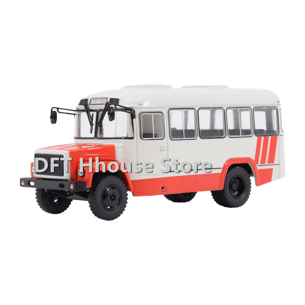 

decorative objects & figurines 1:43 toy russia metal alloy bus car kavz-3976 model miniature scale toys for children ornaments