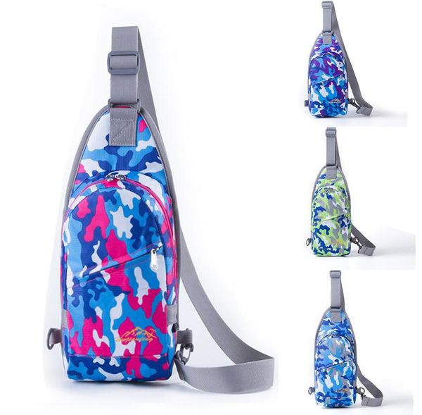 

outdoor bags running jogging sport durable nylon small chest bag travel shoulder sling backpack dropship#0430
