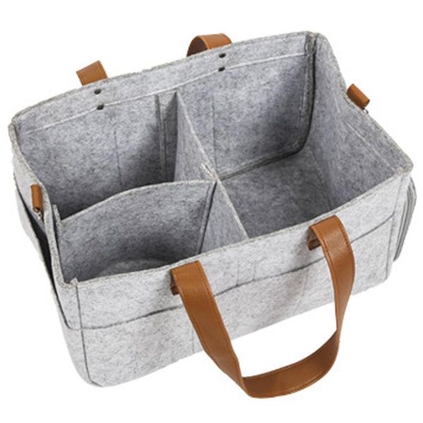 

storage bags -felt debris bag collapsible felt diaper tote