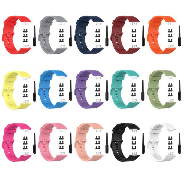 

silicone strap for huawei watch fit smart watches soft sport waterproof wrist band watchband for huawei fit bracelet accessories