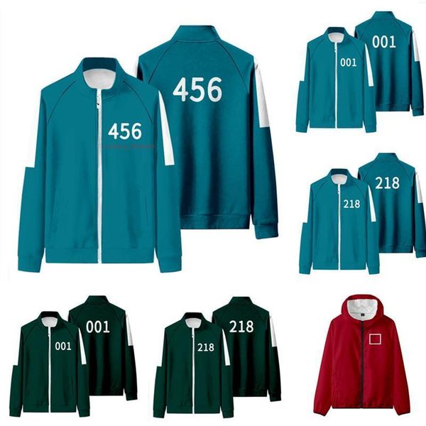 Korean Movie Sportswear Umhang Rollenspieljacke Halloween Spielzeugkostüm Jacke-456 067 Jacke-001 Reißverschluss Erwachsener Herbst Baumwollpullover Hoodie