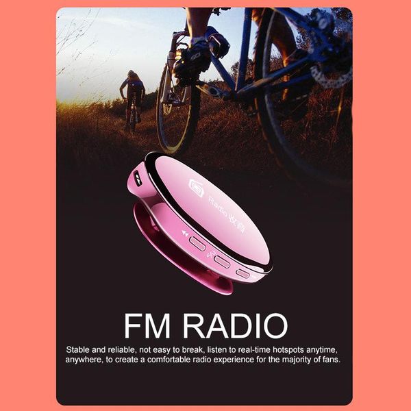 

portable bluetooth 4.2 mp3 player with fm radio long standby lossless noise reduction music play 8g and record & mp4 players