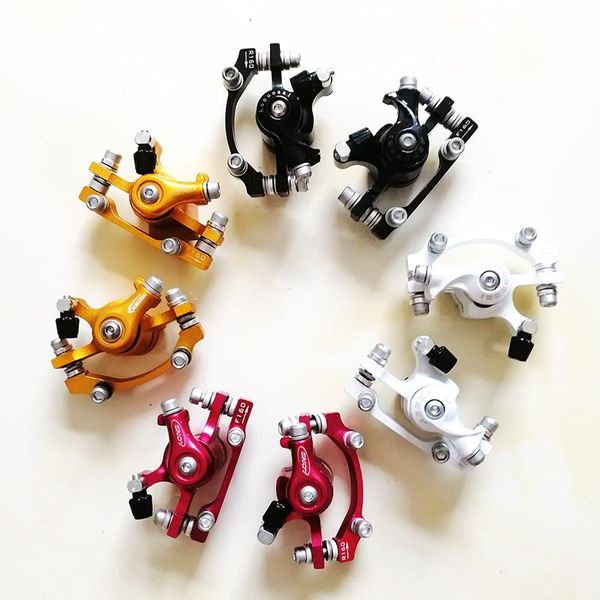 

bike brakes mtb bicycle front/rear disc brake caliper set fit adapter ab 160/180mm disk #12