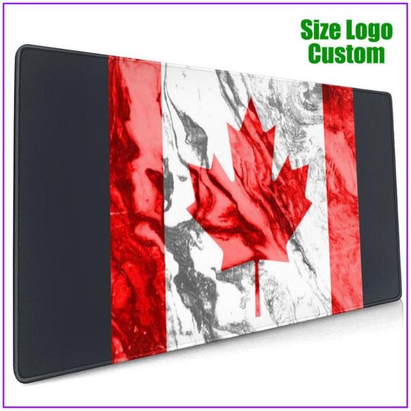 

mouse pads & wrist rests flag of canada marble texture large led pc gamer completo alfombrilla raton pad with support gel personalized custo