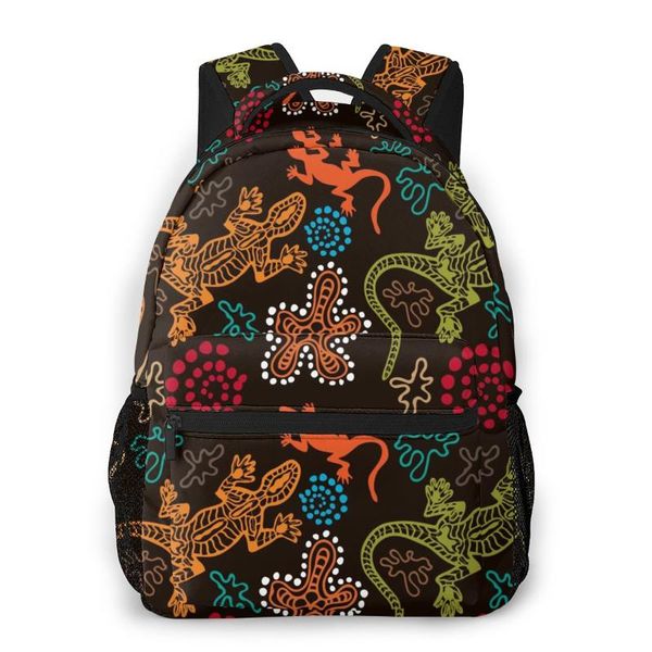 

backpack fashion 2021 ethnic lizards stones sand fantasy flowers