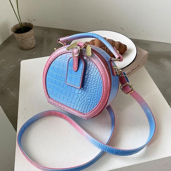 

evening bags summer foreign advanced sense bag women's 2021 fashion portable small round versatile texture messenger
