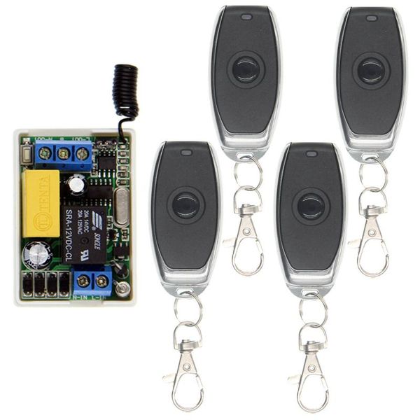 

smart home control tiny size ac 220v 10a 1ch 1 ch remote switch rf wireless receiver transmitter 315 / 433 toggle momentary