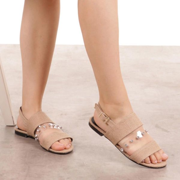 

sandals denise mesh strass sandals, Black