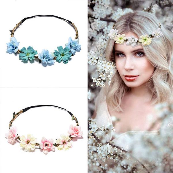 

hair clips & barrettes flower headband fashion princess hairstyle headpiece multipurpose accessories for women girls ornaments ml, Golden;silver