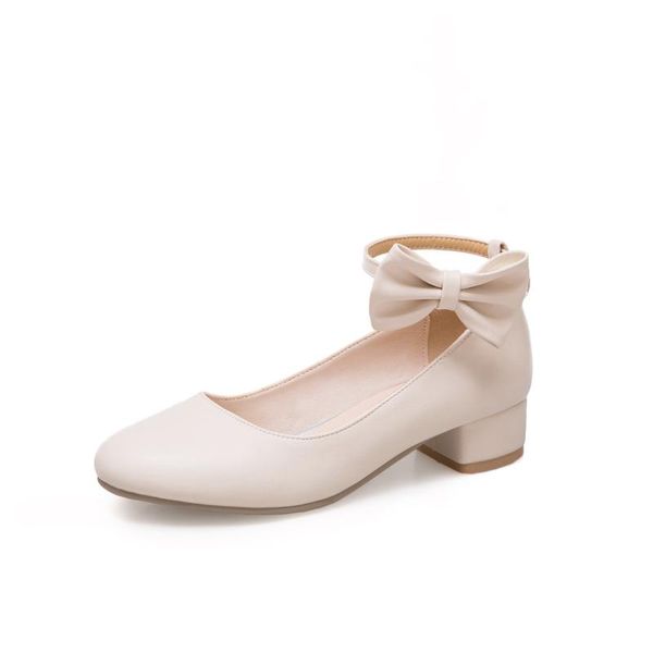 

college leisure wind low heel side with shallow mouth sweet bowknot cingulate 45 single shoe size code 29-1847 dress shoes, Black