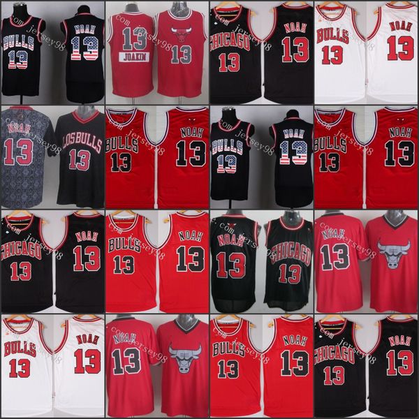 

chicago bulls black #13 joakim noah greenjersey