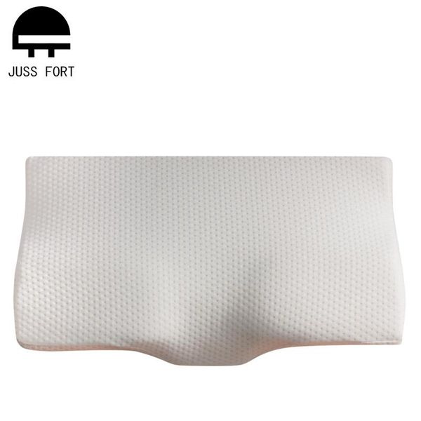 

pillow 60x34cm neck protection pillows orthopedic slow rebound cervical butterfly shaped memory foam bedding for health care