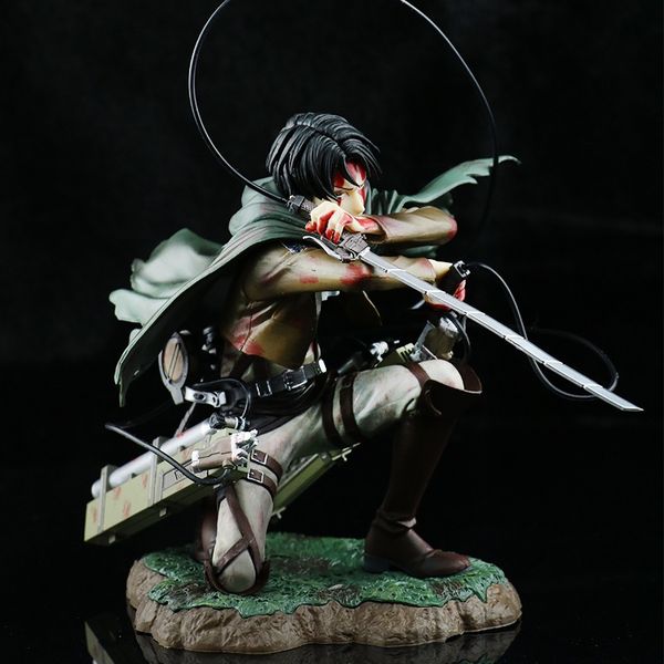 

attack on titan injured levi animation garage kit pvc fine workmanship movable collections for fans