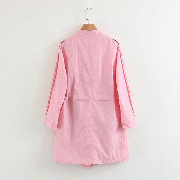 

women's trench coats clothing korean long coat female spring summer plus size windbreaker ropa mujer yufan pph509, Tan;black