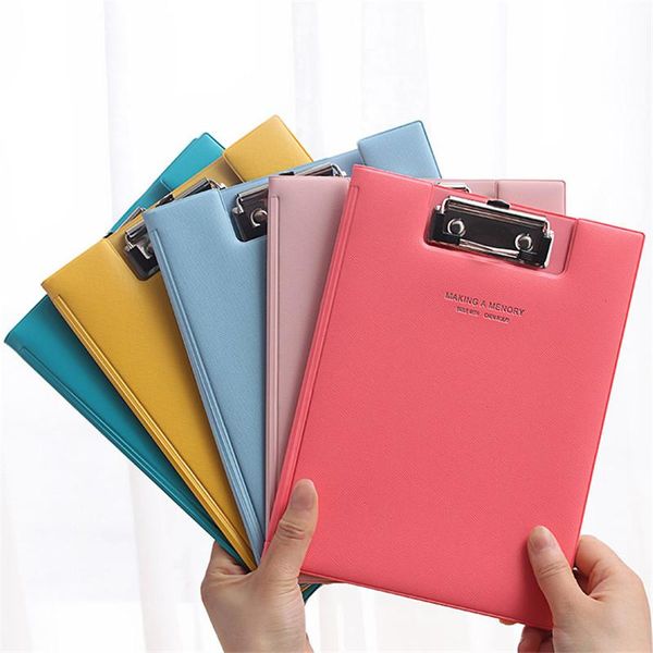 

business card files clip file folder classic candy color simple notebook loose leaf ring binder diary planner cover stationery a5